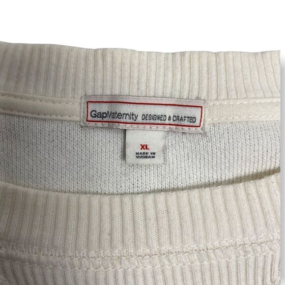 Gap Maternity Sparkle Sweatshirt XL - Picture 3 of 5